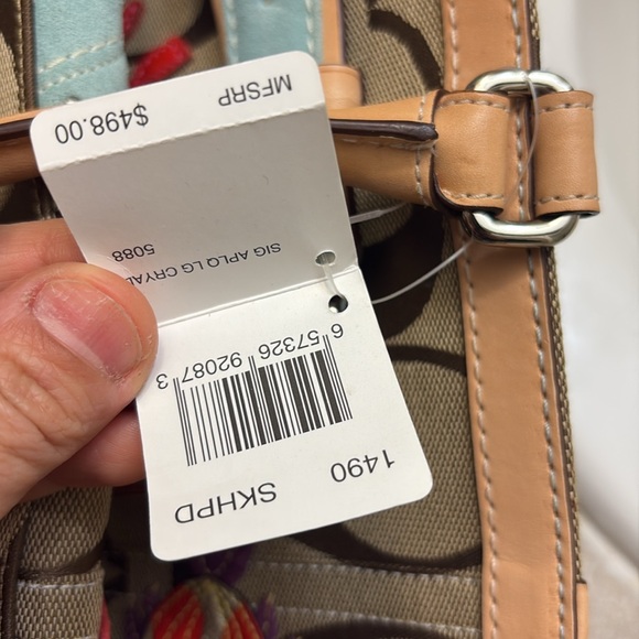 COACH Leather Y2K NWT Fish Under The Sea Satchel Purse Handbag  ONLY NWT ON POSH - Picture 13 of 15